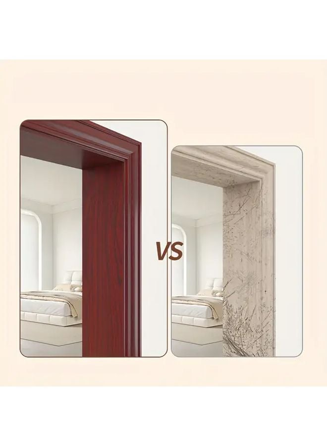 Wood Grain Self Adhesive Door Frame Edge Tape 40x500cm Repair Strip For Home Decor - Image 4